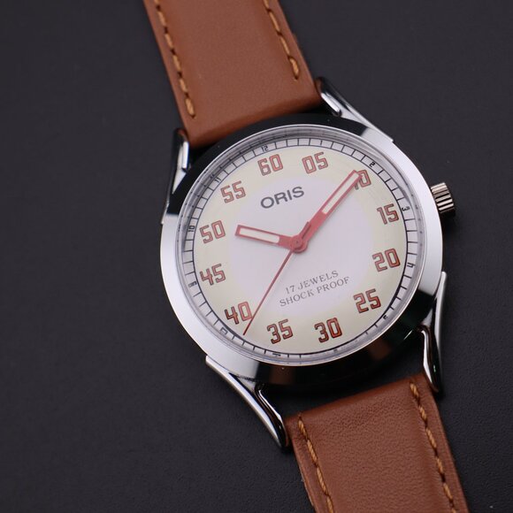 Oris Vintage Swiss 17 Jewels Hand-Wound Mechanical Men's Watch - FREE SHIPPING - Picture 4 of 12